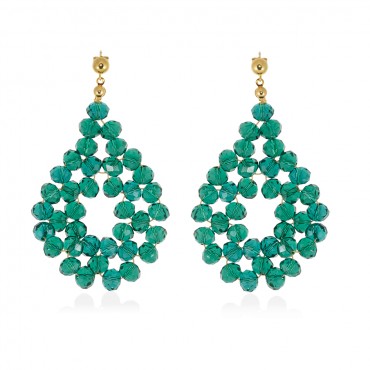 ATHINA EARRINGS WITH CRYSTALS